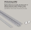 Picture of Profilo In Alluminio 2M Da Incasso Jeppe F Per Strip Led GSTP140 Gea Led