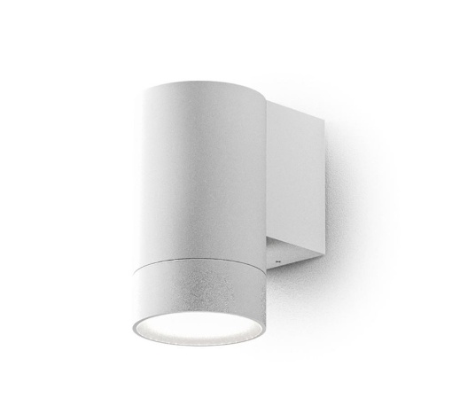 Immagine di Applique Da Esterno Cilindrica GU10 Lily Bianco GES1060 Gea Led