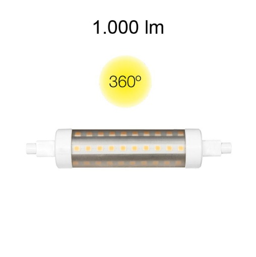 Picture of Lampadina Lineal Tubular Led  R7S 9w 4000k 360° IP44 Beneito Faure