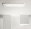 Immagine di Plafoniera Rettangolare 8 Luci Led Gx53 Bilbao Bianco 28x80 Gea Luce