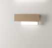 Immagine di Applique Rettangolare Led 15w Doha Tortora 40 cm Gea Luce