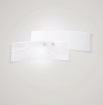 Picture of Applique In Vetro Decorato Bianco Frida 46 cm Gea Luce