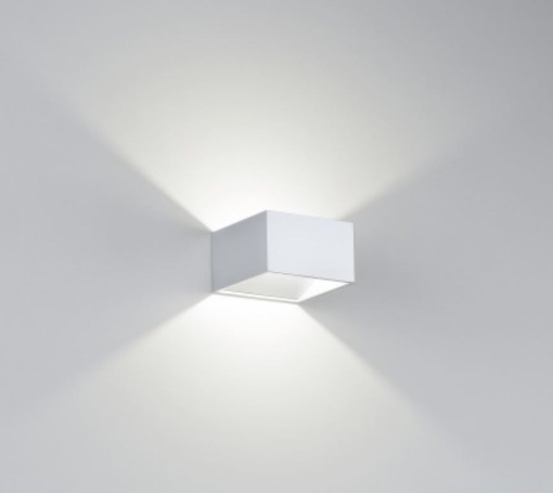 Immagine di Applique Kubie Bianco Luce Su e Giu Led 6w 3000k Isyluce 919