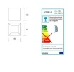 Picture of Plafone Spot Cubo Da Soffitto Led 12w Alluminio Bianco Isyluce 926