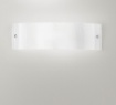 Immagine di Applique Moderna In Vetro Bianco Michela A/G 35cm Gea Luce