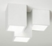 Immagine di Lampada Da Soffitto In Gesso Verniciabile Heraea 3xGU10 Led T193 Sforzin