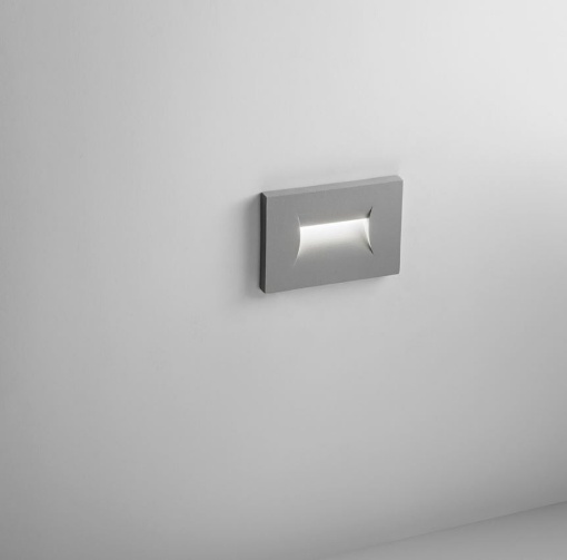 Immagine di Segnapasso Led Incasso 503 Da Esterno IP65 Grigio Antracite Monnalisa Isyluce