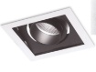 Immagine di Faretto Da Incasso Quadrato 10x10 cm Led 10w Orientabile