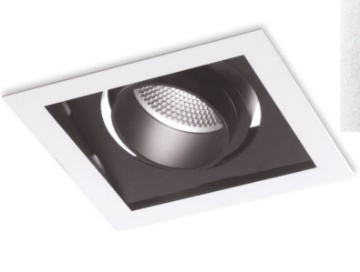 Faretto Da Incasso Quadrato Led 45w 18.8x18.8 cm Orientabile