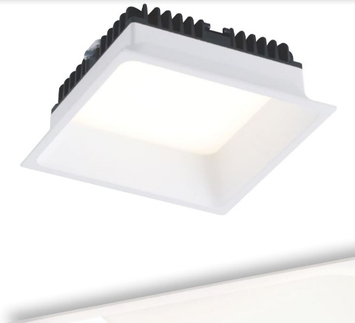 Picture of Faretto Da Incasso Xanto Quadrato 14,5 cm Led 18w Intec Light