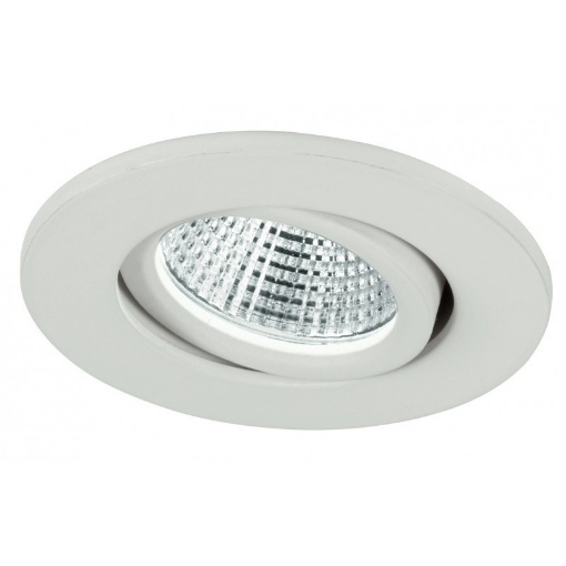 Picture of Faretto Da Incasso Tondo Bianco D.6,6 cm Orientabile Led 3w 4000k