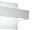 Immagine di Applique Led Design Moderno Bianco Luce Indiretta Lambda Fan Europe