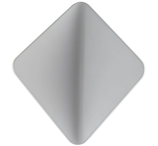 Immagine di Applique Da Parete Rombo Design Moderno Led Luce Indiretta Kite Bianco Fan Europe