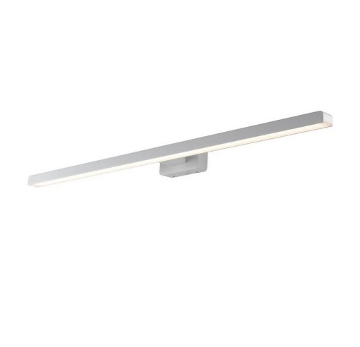 Immagine di Applique Led Moderna Da Specchio Bagno Lancer Bianco IP54 Intec Light