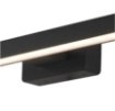 Immagine di Applique Led Per Specchio Bagno Lancer Nero 13w 4000k IP54 Intec Light