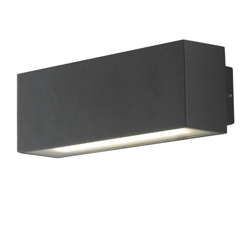 Immagine di Applique Da Esterni Squadrata Biemissione Led CCT Agera 18 cm IP54 Intec Light