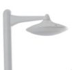 Immagine di Lampione Da Esterno Moderno Bianco 91 cm Led 4000k Alyson Intec Light