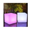 Immagine di Lampada Da Terra Per Esterni Led RGBW Ricaricabile Geco Cubo 40 cm Intec Light