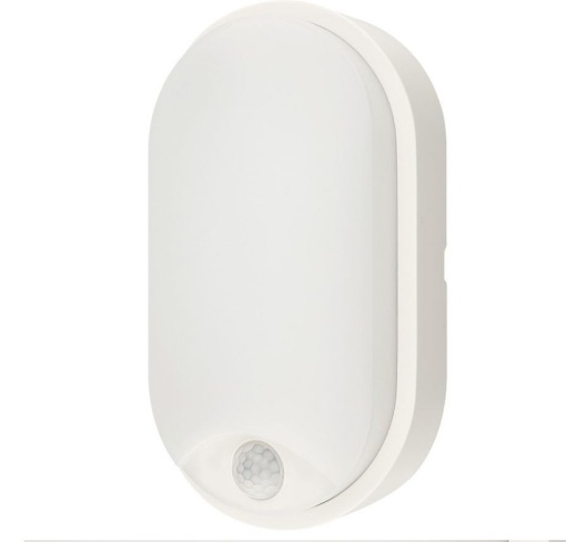 Immagine di Applique Led Per Esterno IP54 Con Sensore Movimento Sensitive Bianco Intec Light