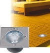 Immagine di Faretto Led Incasso A Pavimento Da Esterno Calpestabile Quadrato IP67 Walk Q7 Intec Light