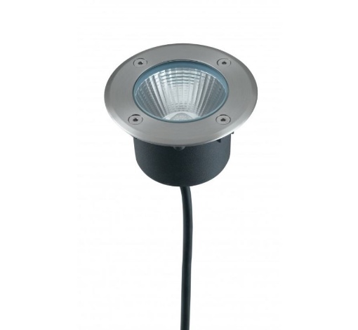 Immagine di Faretto Da Esterno Incasso Terra Pavimento Rotondo Acciaio Inox IP67 Led Walk R11 Intec Light