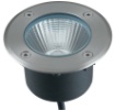 Immagine di Faretto Da Esterno Incasso Terra Pavimento Rotondo Acciaio Inox IP67 Led Walk R11 Intec Light