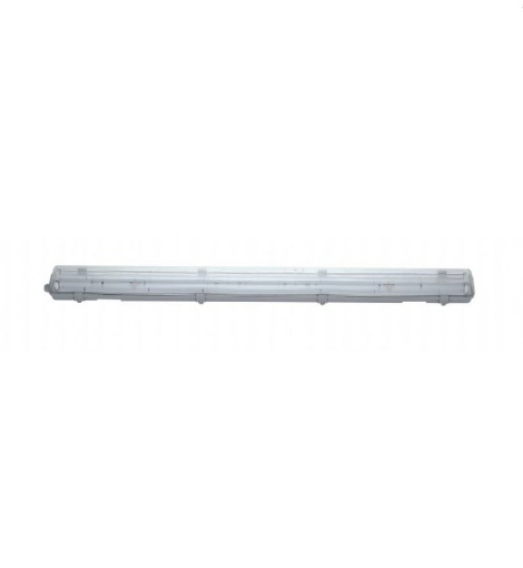 Immagine di Plafoniera Stagna Per Esterni Doppia Lampada LED T8 Atlantic 129 cm Intec Light