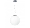 Immagine di Lampadario City Sfera Vetro Bianco 45 cm Moderno Luce Ambiente Design