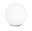 Immagine di Lampada Da Comodino Sfera Vetro Bianco 20 cm Design Moderno City Fan Europe