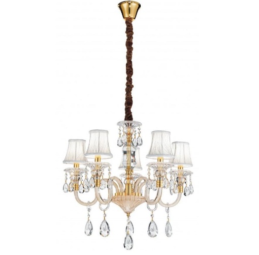 Immagine di Lampadario Classico Monet 5 Luci Design Fan Europe