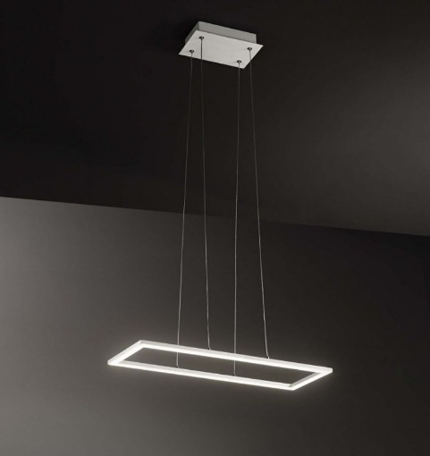 Immagine di Sospensione Rettangolare Quattro 60 cm Led 51w 2341-19 Affralux