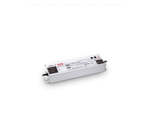 Immagine di Alimentatore Driver On-Off LED 185W Input 100-240V AC Output 24V DC IP67