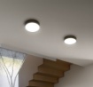 Immagine di Lampada Led Da Soffitto Rotonda 25cm Nero 30w 3000k 4000k Cloe GPL272 Gea