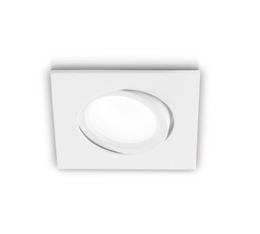 Immagine di Faretto Incasso Bianco Con Ghiera Orientabile GU10 GFA051 Gea Led