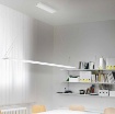 Immagine di Sospensione Moderna Lineare per Ufficio Led CCT Basculante Sway Perenz 6631 B LC