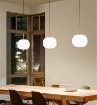 Picture of Sospensione Oro con Boccia Vetro Bianco Soffiato Led Cirro Perenz 6668 B LC