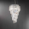 Immagine di Lampadario Elegante Circolare 7 Luci Cristallo Alexander Ondaluce