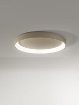 Immagine di Plafoniera Cerchio Led 136w Band Diodi Ø108 cm Sabbia 2075 Affralux