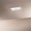 Immagine di Plafoniera Moderna Flet Rettangolare 2 luci Led Gx53 2080P Affralux