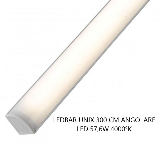 Immagine di Barra sotto pensile angolare Led 57,06w Unix 300cm Intec Light