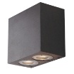 Immagine di Applique Da Esterno Etna In Cemento Grigio 4xGU10 IP65 Intec Light