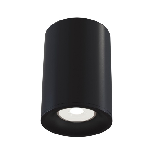 Immagine di Plafone Cilindro Soffitto GU10 Slim Nero Maytoni