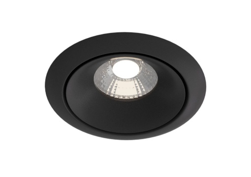 Picture of Faretto Rotondo da Incasso Moderno Led Yin Nero Ø8,5 cm Maytoni