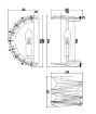 Immagine di Applique Puntes Lastre Vetro Cromo 1xE14 Maytoni