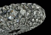 Picture of Plafoniera Nickel Broche Cristalli Decorativi Ø40 cm Maytoni