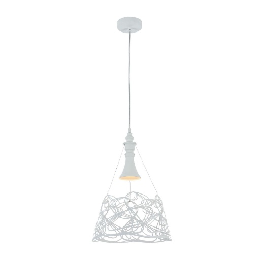 Immagine di Sospensione Elva 1xE27 Diffusore Decorativo Bianco Maytoni