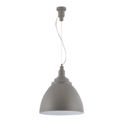 Immagine di Sospensione Bellevue Metallo Grigio 1xE27 Ø35 cm Maytoni