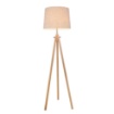 Picture of Piantana Treppiede Legno Paralume Beige Design Nordico Calvin Maytoni