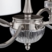 Immagine di Lampadario Classico Alicante Nickel 6 Paralumi Ø70cm Maytoni