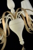 Immagine di Lampadario Classico Intreccio Bianco/Oro 6 Paralumi Ø87cm Maytoni